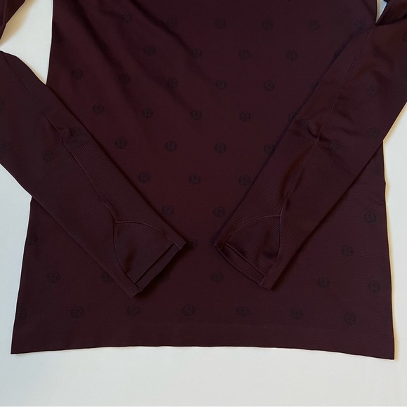 Lululemon Swiftly Tech Long Sleeve Shirt 2.0 Yogo Pop Cassis/Black 8/M Running - Picture 5 of 12